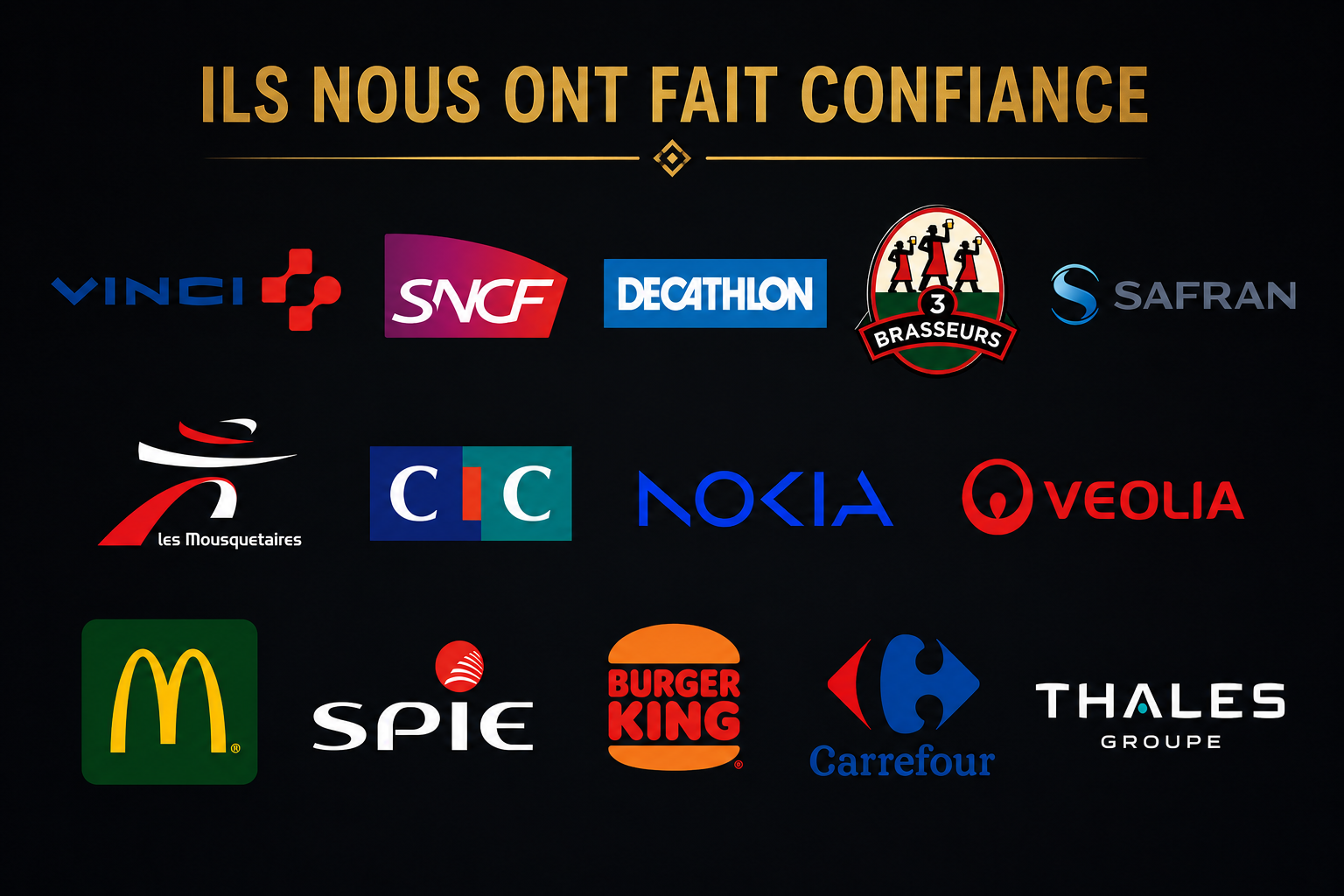 Ils nous ont fait confiance