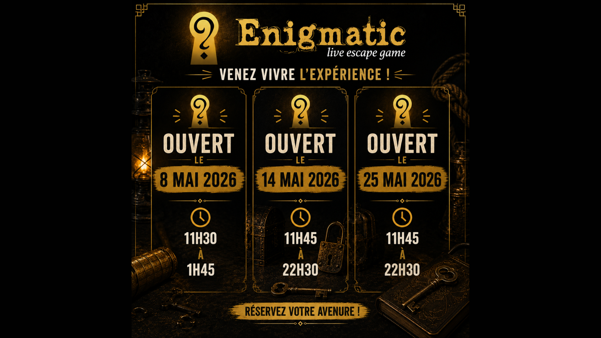  - Enigmatic Live Escape Game