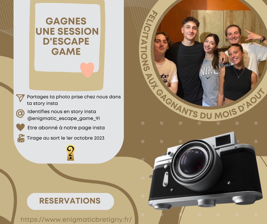  - Enigmatic Live Escape Game